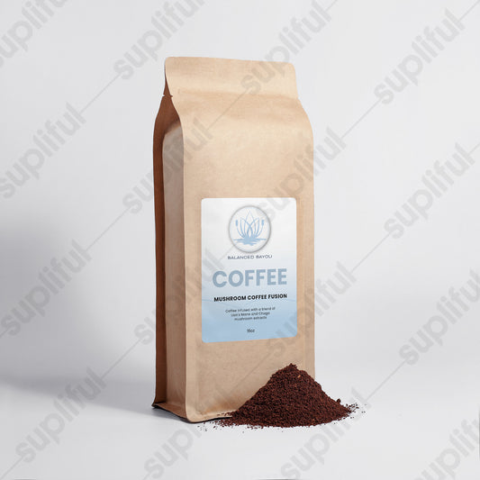 Mushroom Coffee Fusion - Lion’s Mane & Chaga 16oz
