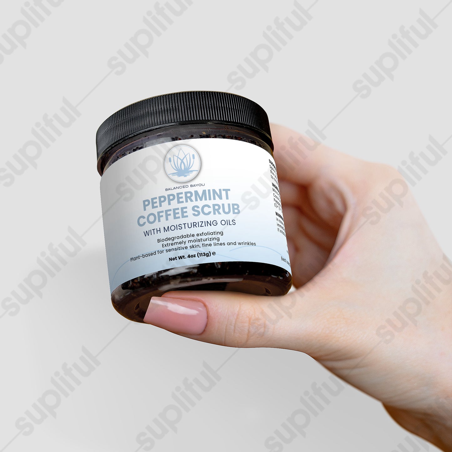 Balanced Bayou Peppermint Coffee Scrub