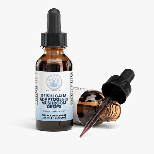 Reishi Calm Adaptogenic Mushroom Drops | Balanced Bayou