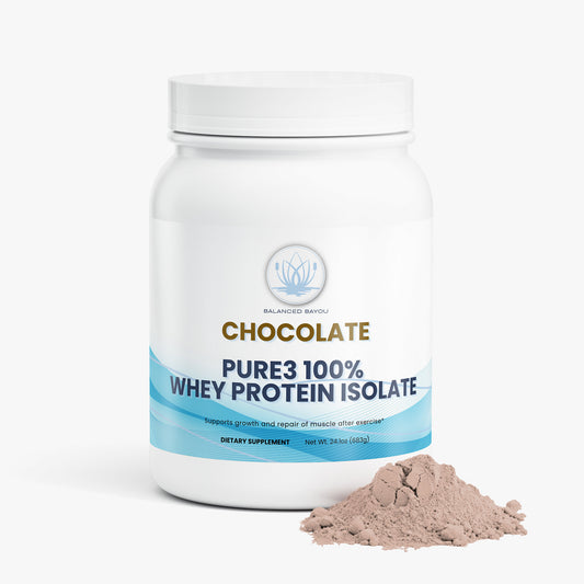 Balanced Bayou Pure3 100% Whey Protein Isolate (Chocolate)