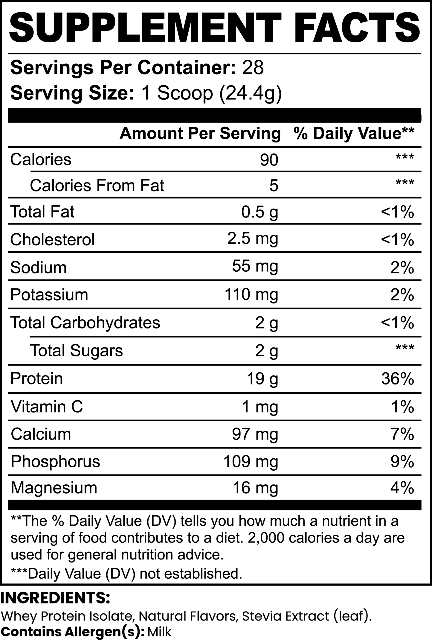 Balanced Bayou Pure3 100% Whey Protein Isolate (Vanilla)