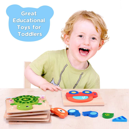 3D Montessori Shape Puzzle