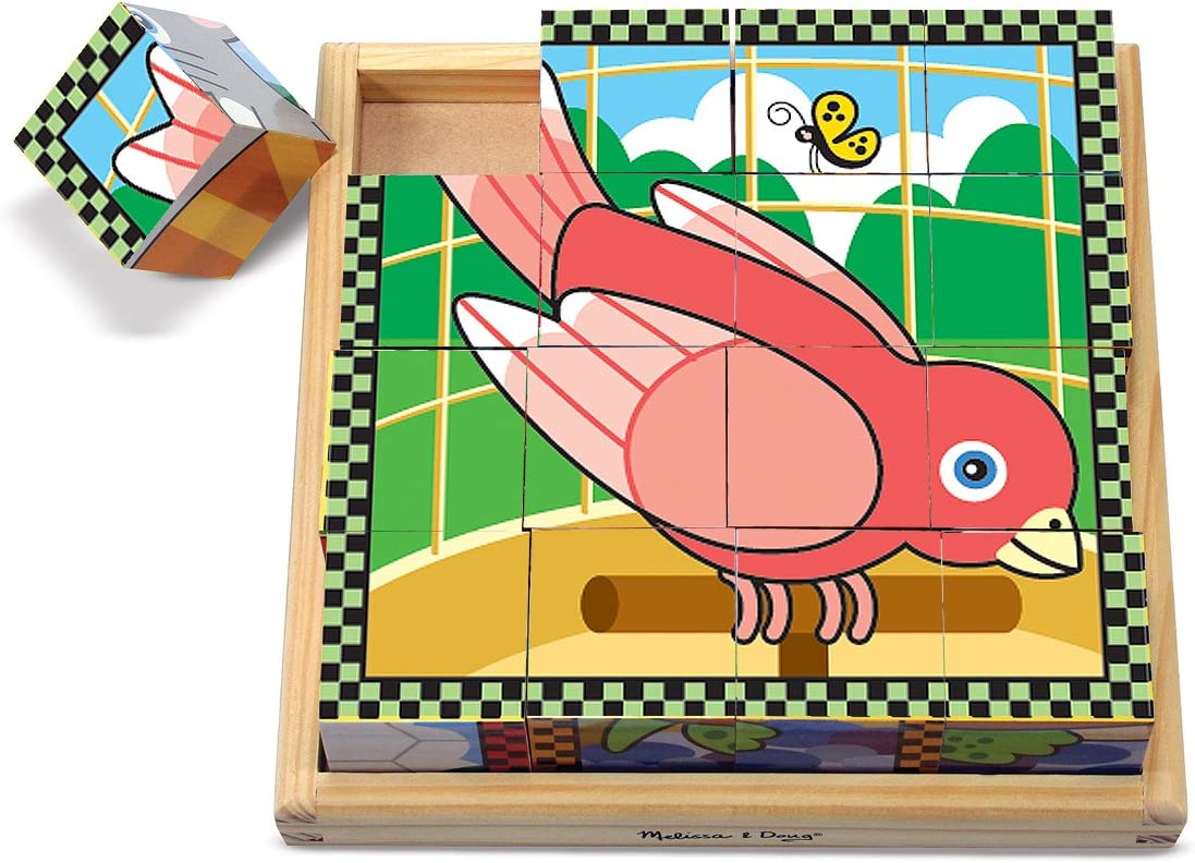 Montessori Animal 9 Cubes Puzzle