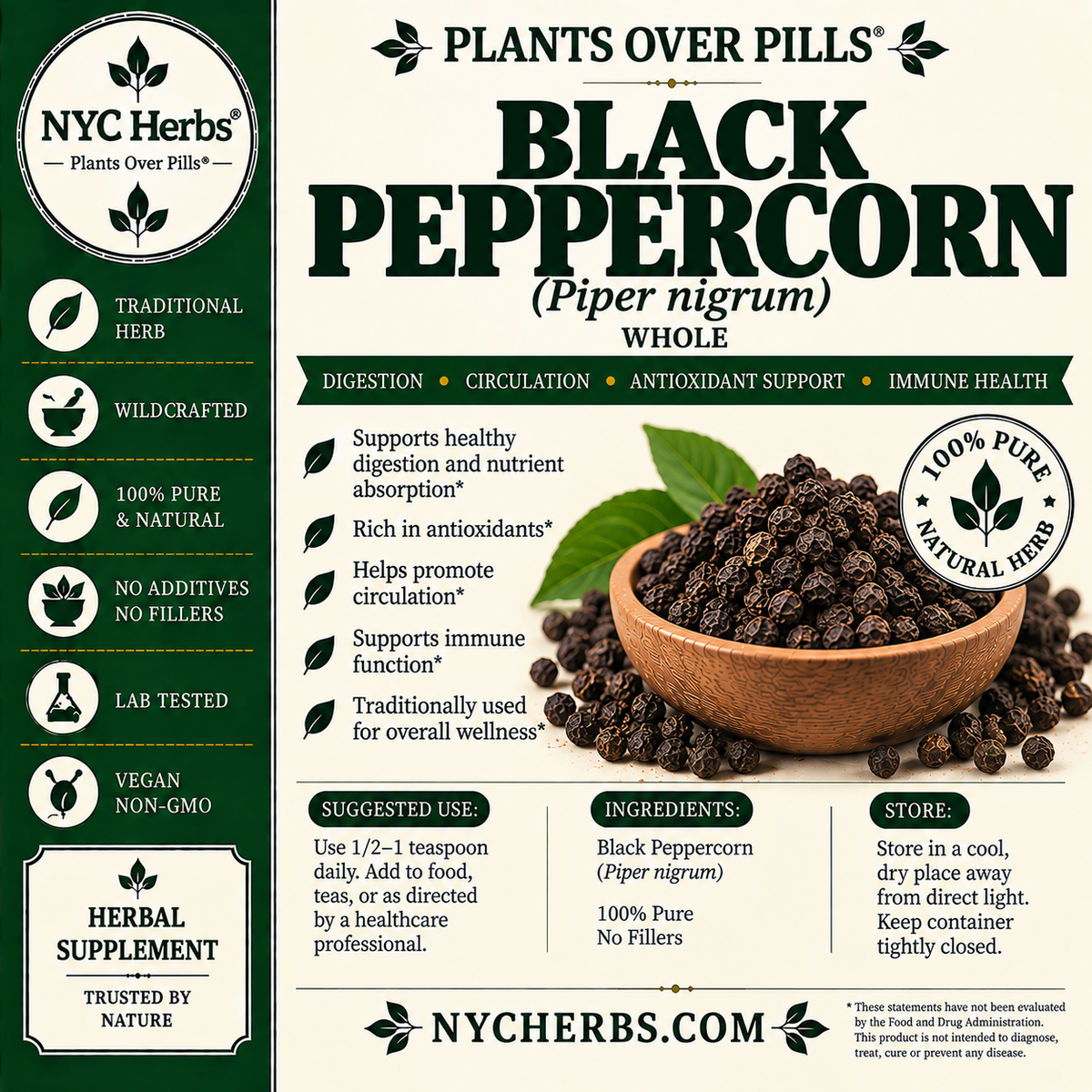 Black Peppercorn