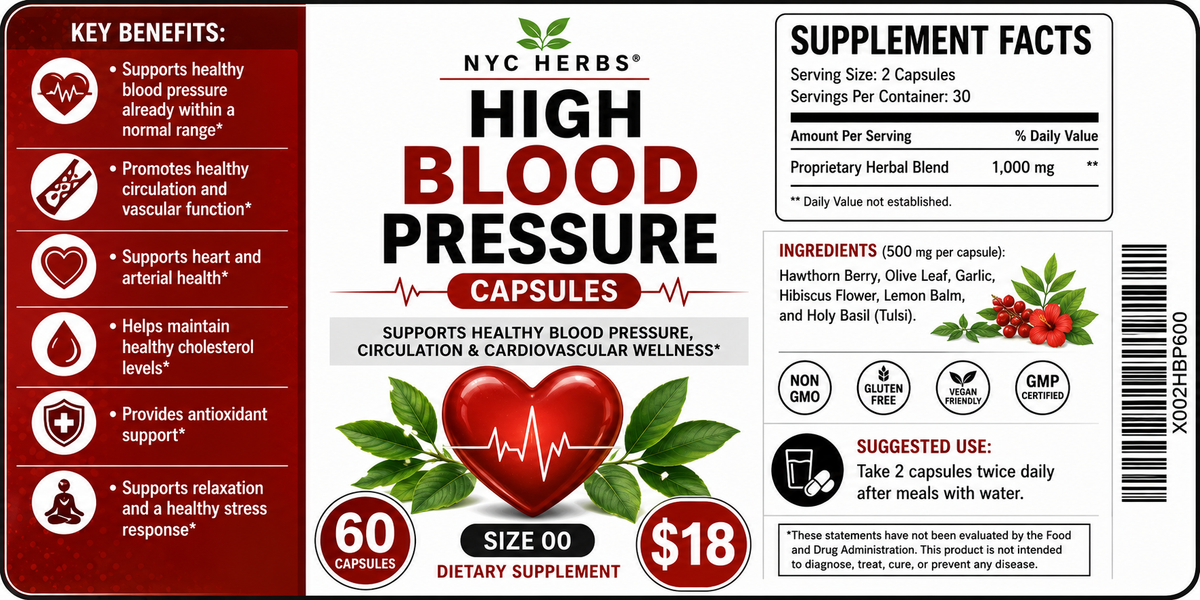 High Blood Pressure Capsules