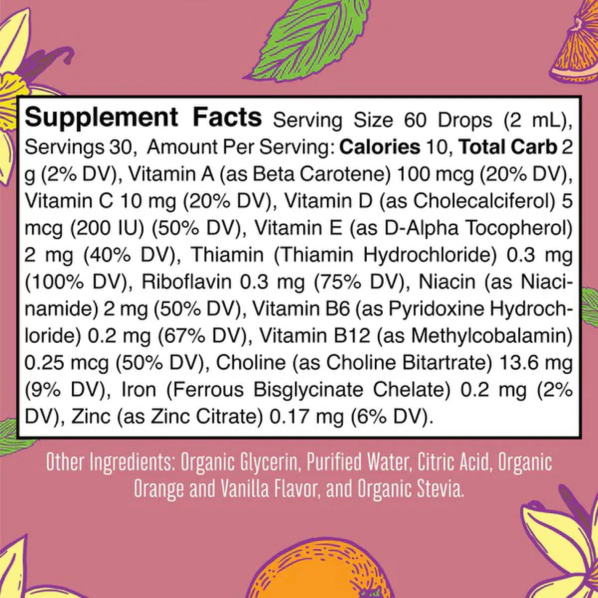 Mary Ruth's® Organic Infant Multivitamin with Iron Liquid Drops