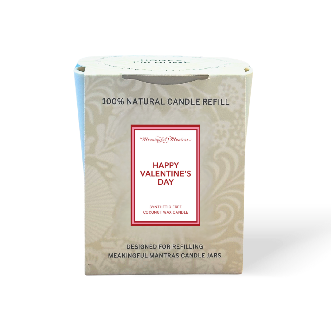 Happy Valentine's Day! Velvet Rose & Cedar Natural Candle 8oz Kaia Collection Refill