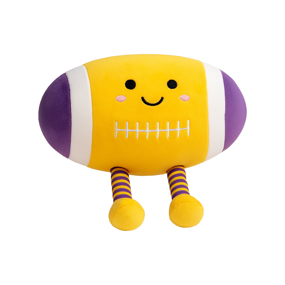 Purple & Gold Football SquishySnuggle Plushie