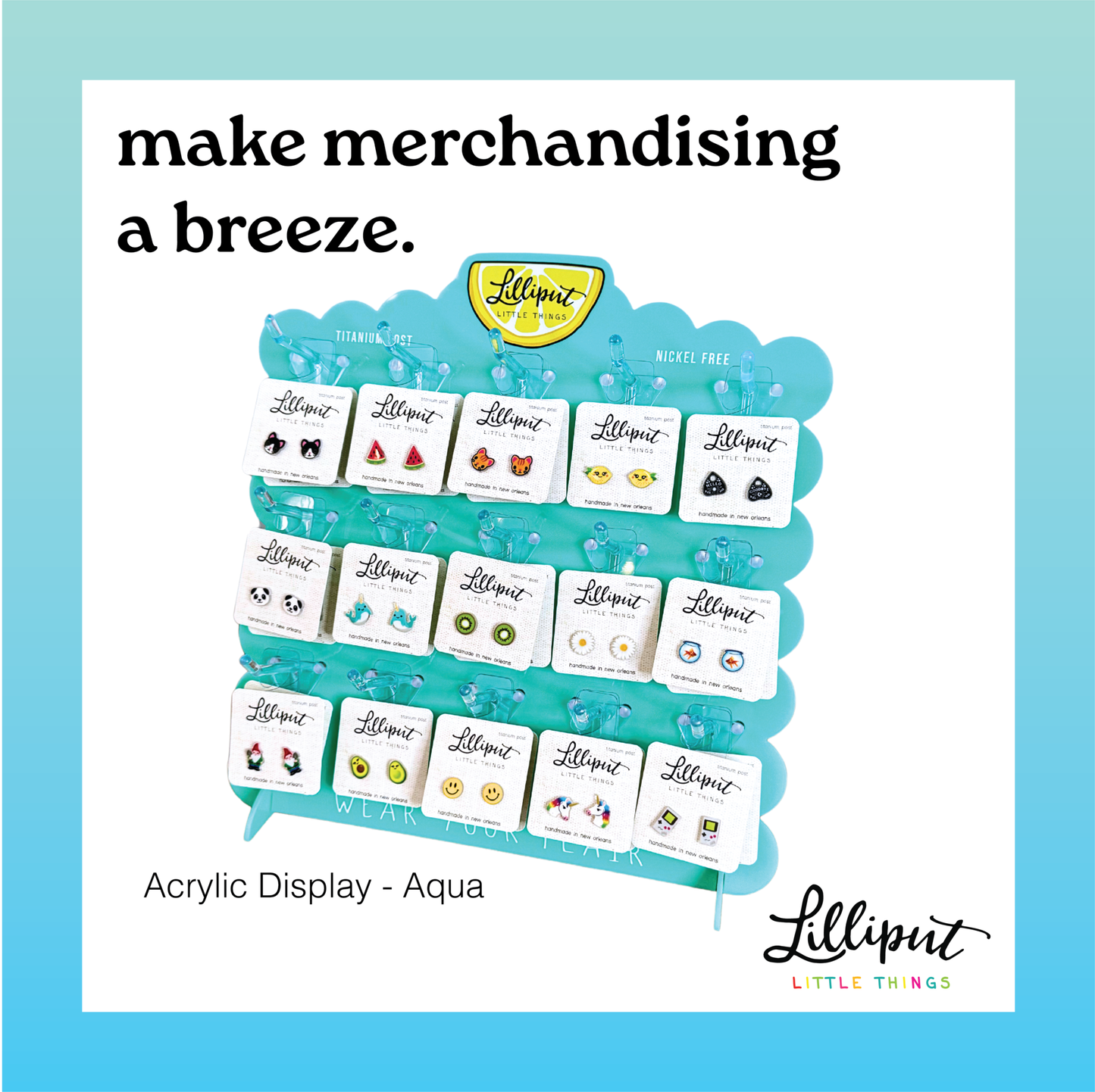 Lilliput Little Things - Fleur de Lys Helmet Earrings // NOLA