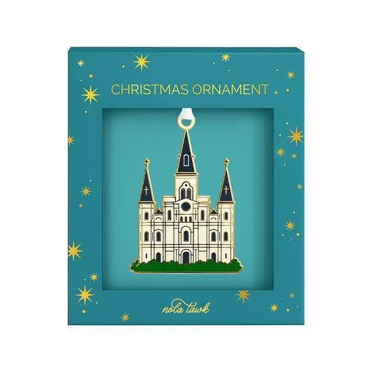 Cathedral Enamel Ornament