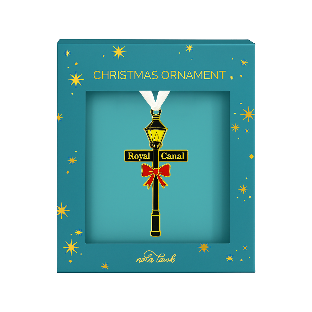 New Orleans Lamp Post Enamel Ornament