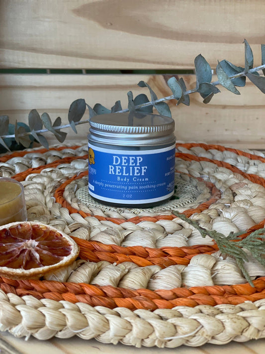 Deep Relief Body Cream, 2 oz jar