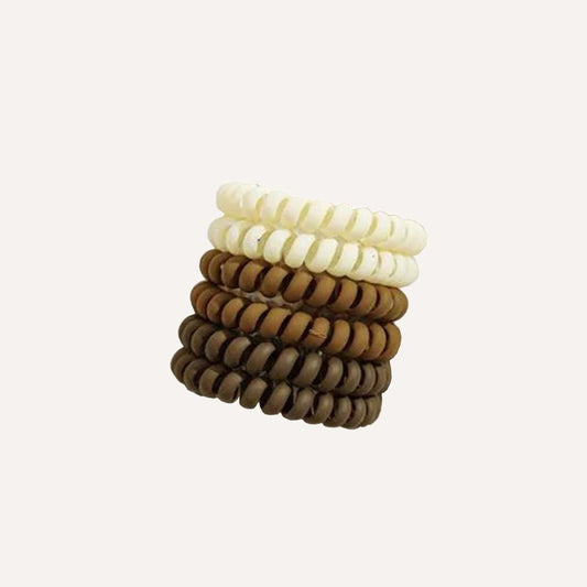 Tilley + Me Spiral Hair Ties – No Breakage, No Crease, All-Day Hold