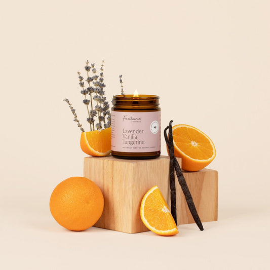Lavender Vanilla Tangerine Jar Candle