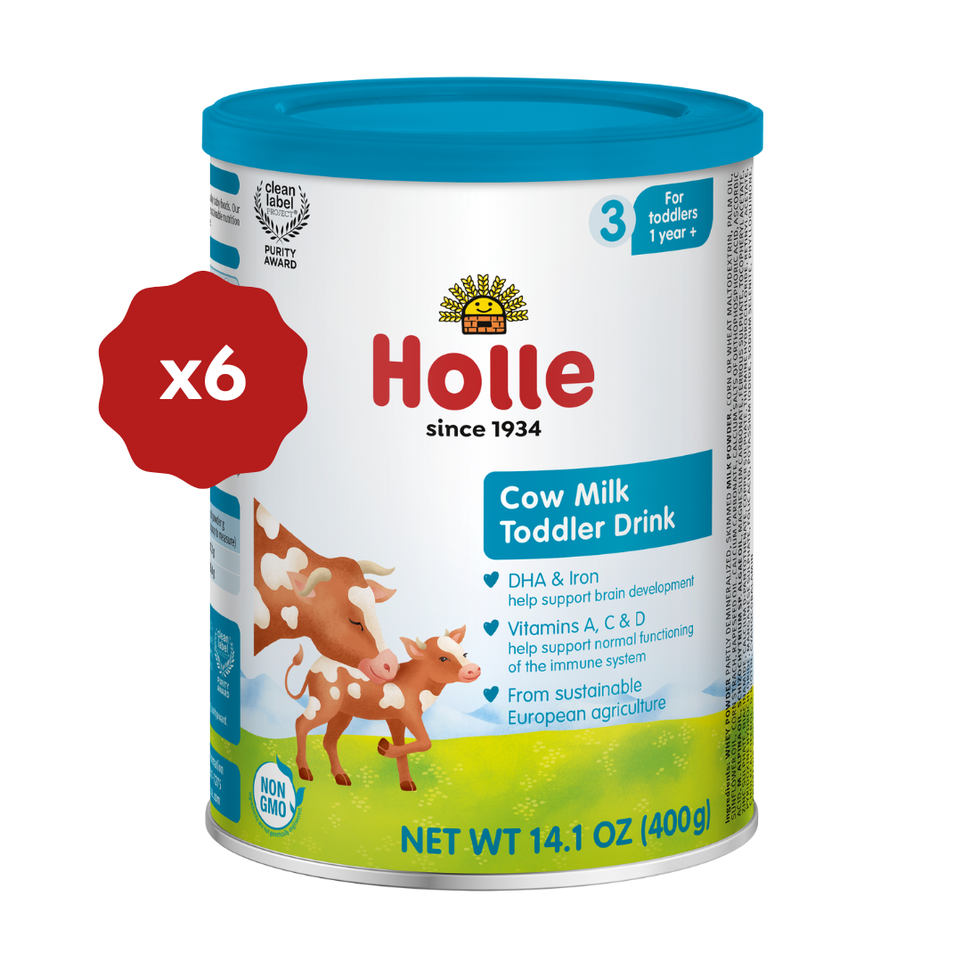 Intro Offer - Holle Cow Milk Toddler Drink - Stage 3 | Non GMO (14 oz)