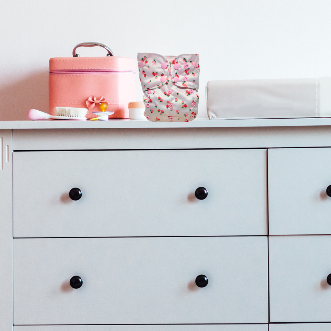 One Size Pocket Diaper | Berry Sweet