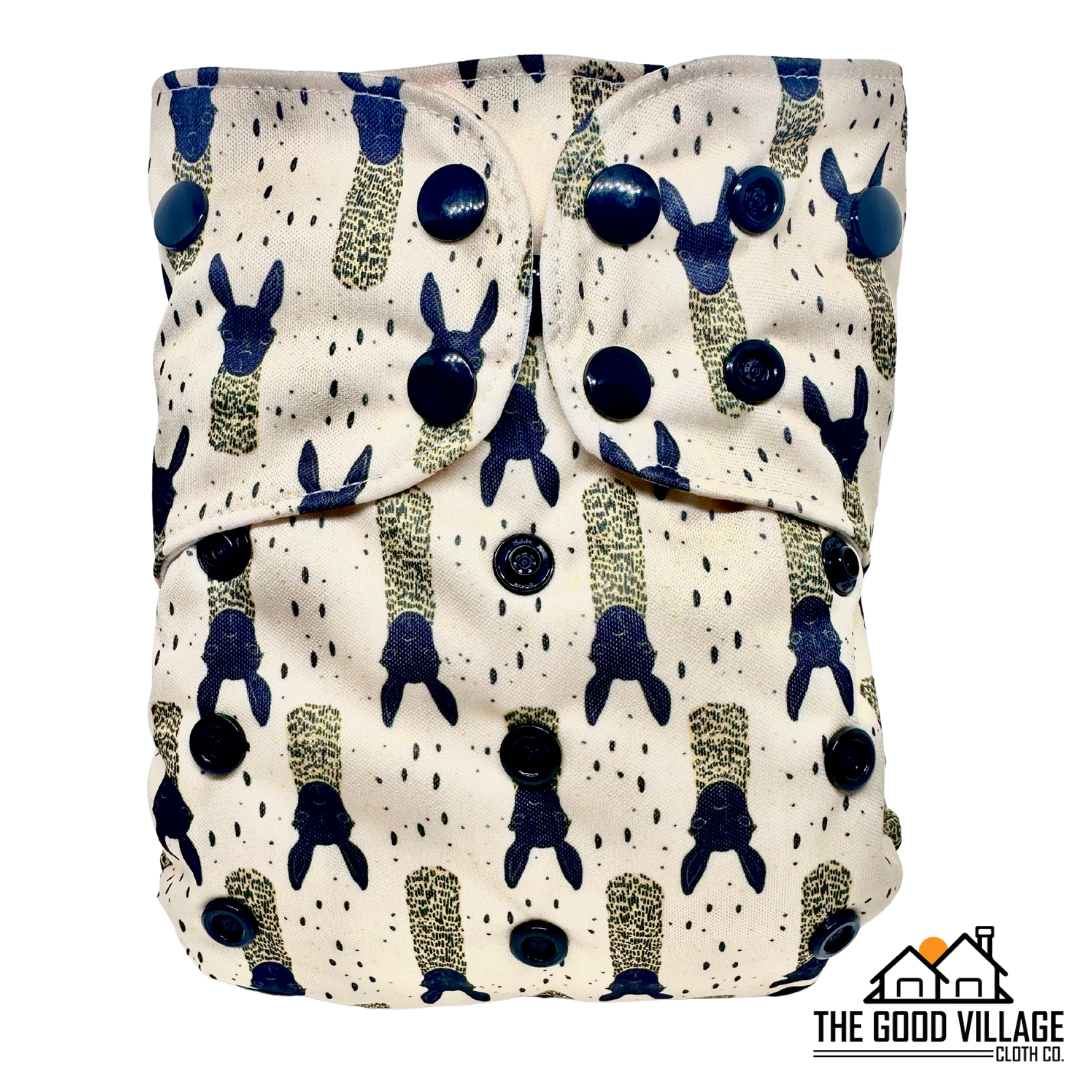 One Size Pocket Diaper | Mustard Llamas
