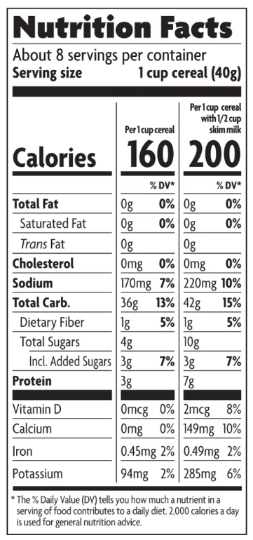 Cereal, Corn Flakes, Organic