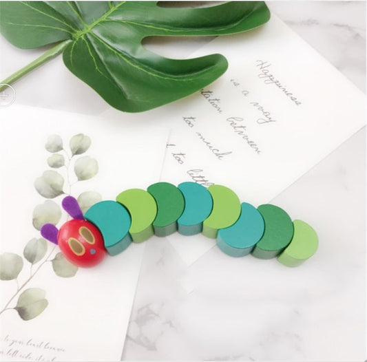 Wooden Hungry Caterpillar Toy – Educational Developmental Toy for Kids