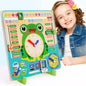 Wooden Calendar Clock – Educational Learning Toy for Kids
