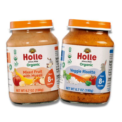 Sweet & Savory Jars Bundle: Mixed Fruit w/ Muesli Jars, Veggie Risotto Jars