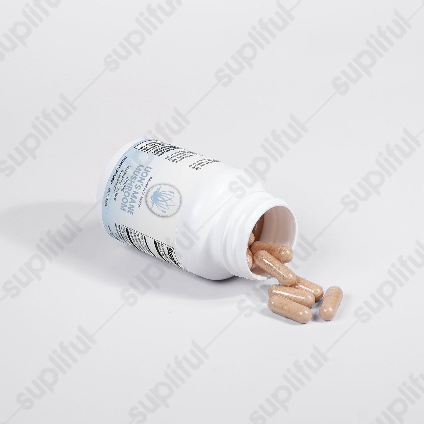 Balanced Bayou Lion’s Mane Mushroom – Organic Vegan Capsules (60 Count)*