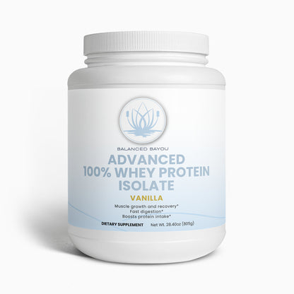 Advanced 100% Whey Protein Isolate (Vanilla)