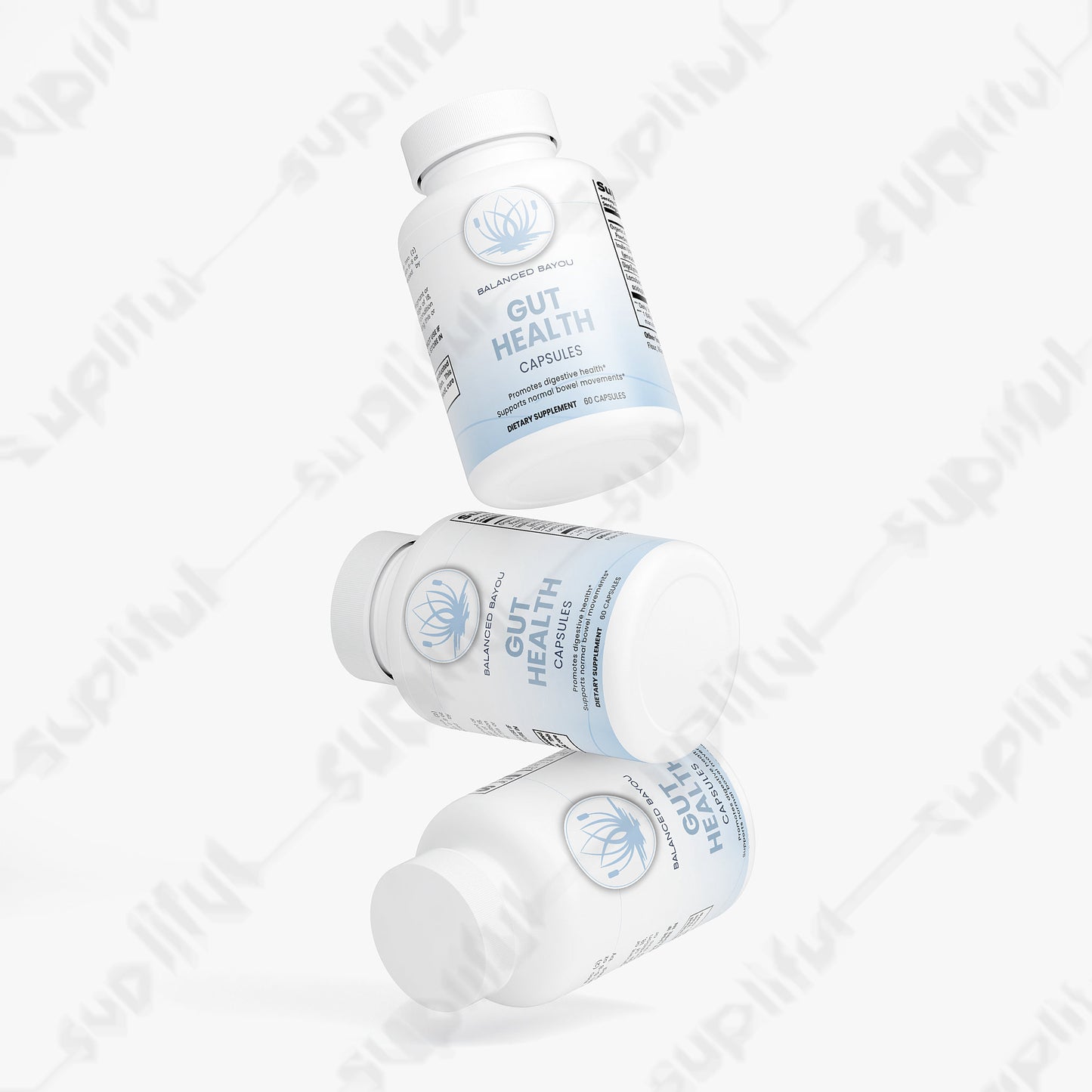 Balanced Bayou Gut Health – Daily Prebiotic & Probiotic Blend for Digestive Support (60 Capsules)