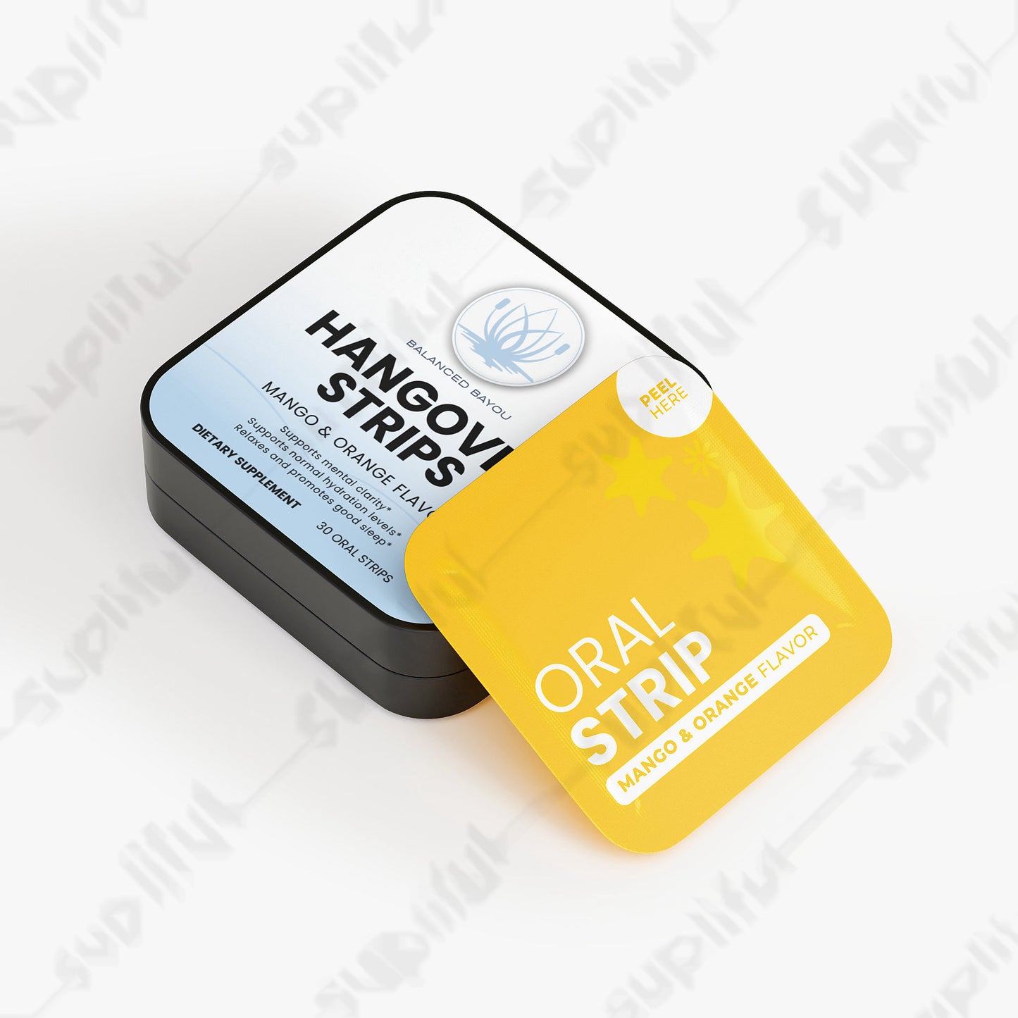 Balanced Bayou Daily Herbal Oral Strips – Mango-Orange