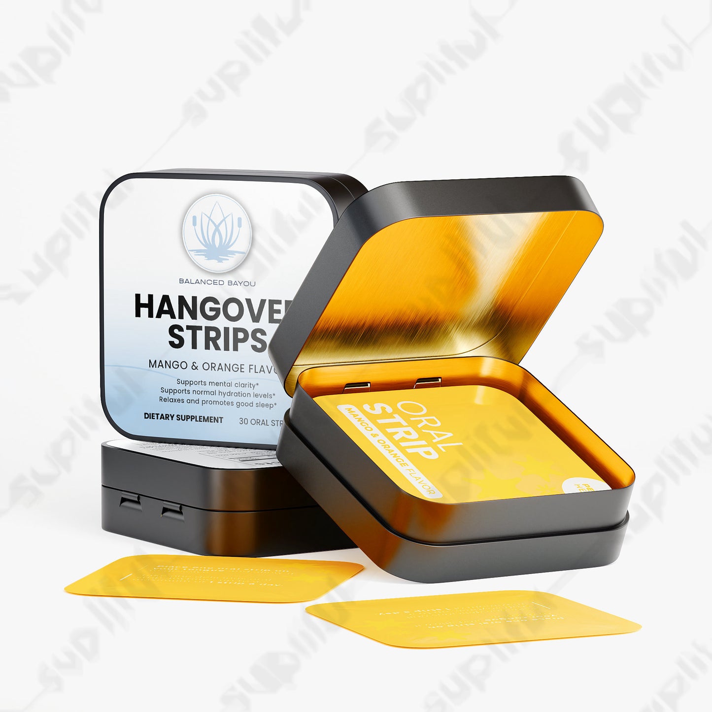 Balanced Bayou Daily Herbal Oral Strips – Mango-Orange