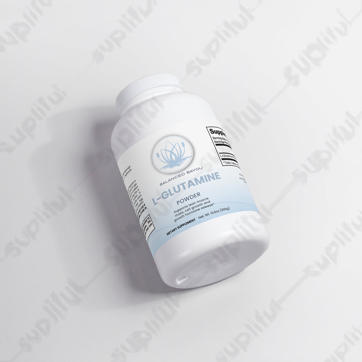 Balanced Bayou L-Glutamine Powder – Pure Amino Acid Supplement (500 g)