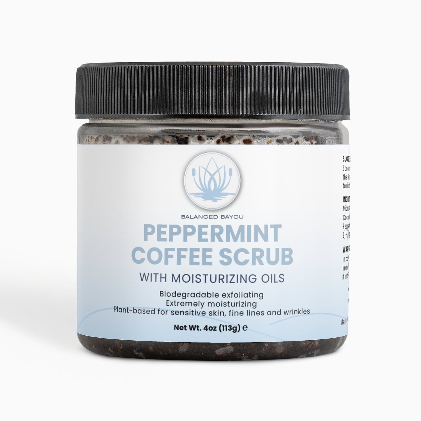 Balanced Bayou Peppermint Coffee Scrub