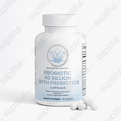 Balanced Bayou Probiotic 40 Billion with Prebiotics