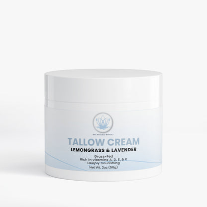 Balanced Bayou Tallow Cream Lemongrass & Lavender