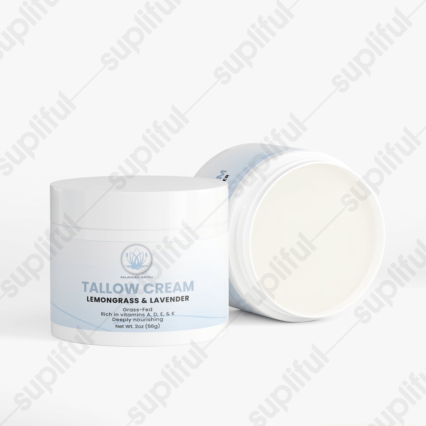 Balanced Bayou Tallow Cream Lemongrass & Lavender