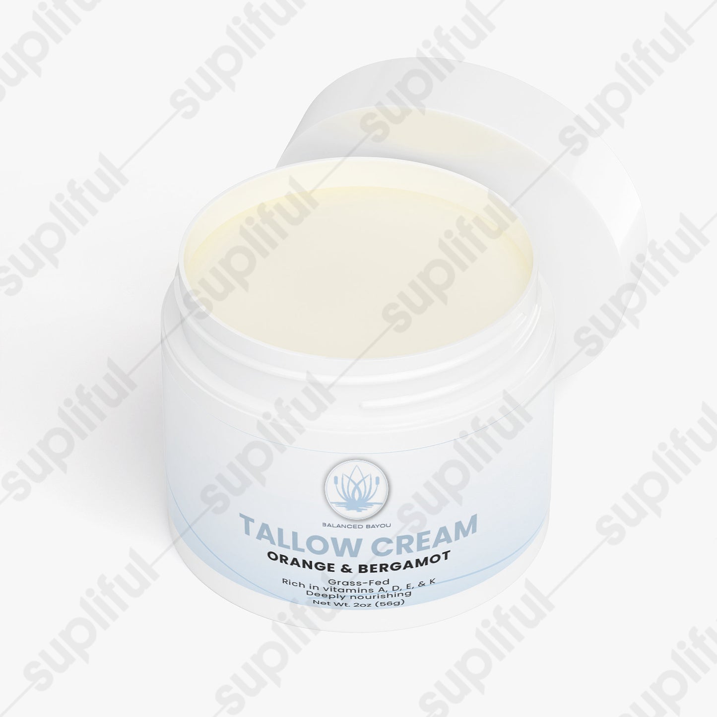 Balanced Bayou Tallow Cream Orange & Bergamot