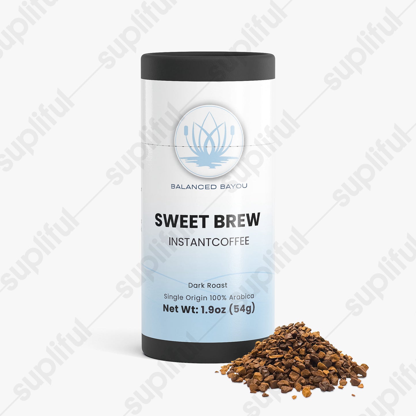 Balanced Bayou Sweet Brew Instant Coffee (Dark Roast)
