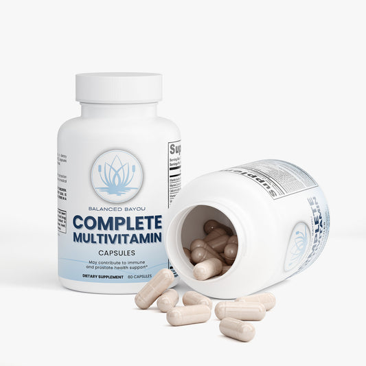 Complete Multivitamin Capsules – Daily Energy, Immune & Antioxidant Support | Balanced Bayou