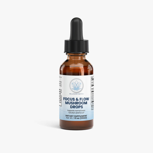 Mushroom Nootropic Drops for Focus & Energy | Focus & Flow | Balanced Bayou