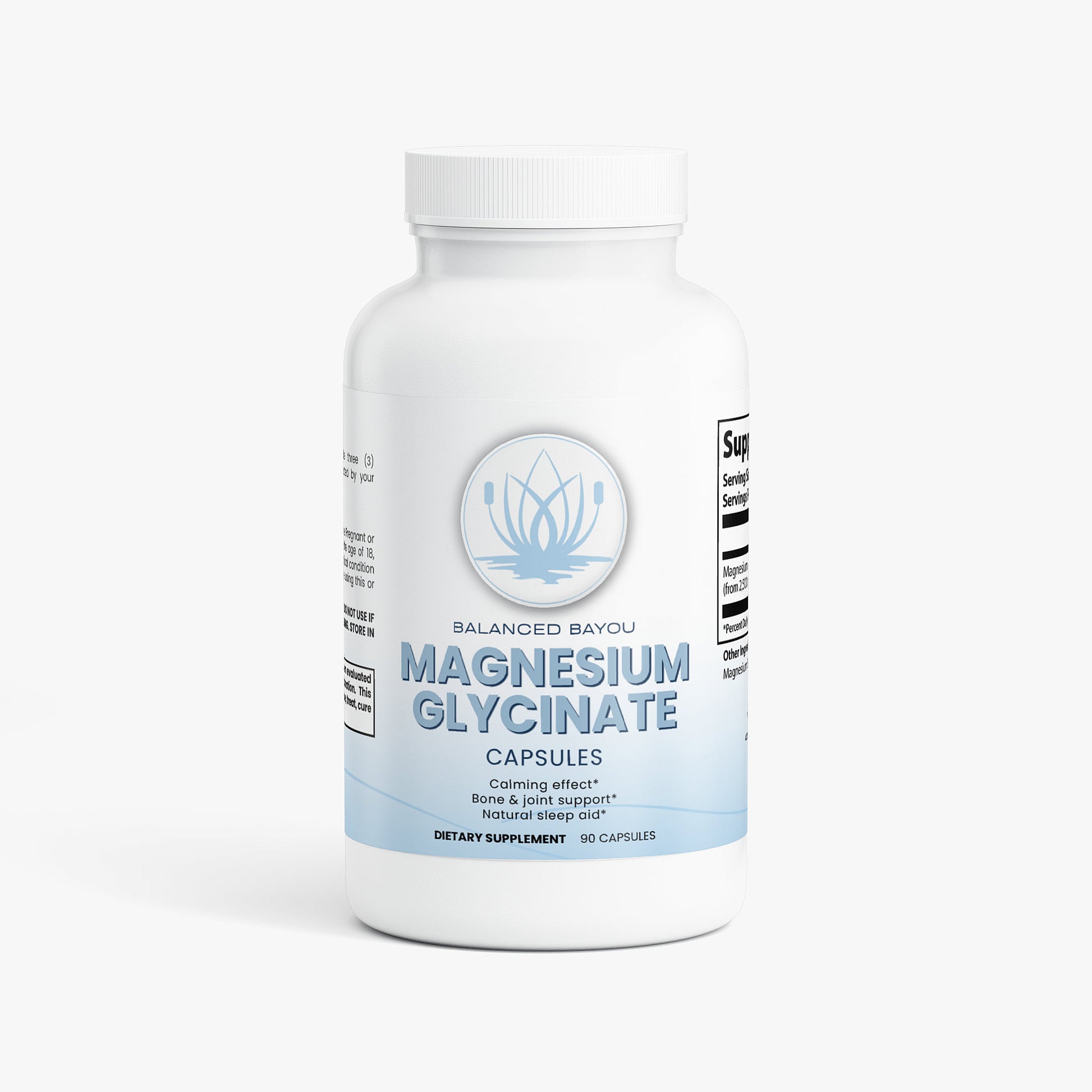 Balanced Bayou Organic Magnesium Glycinate 90 capsules