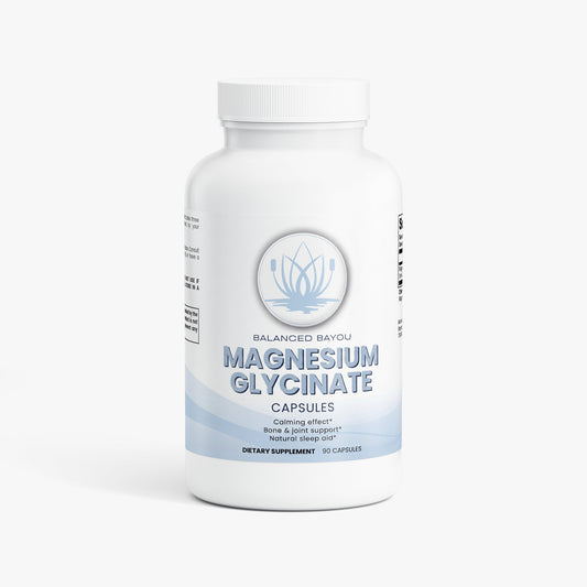 Magnesium Glycinate Capsules (90ct) | Balanced Bayou