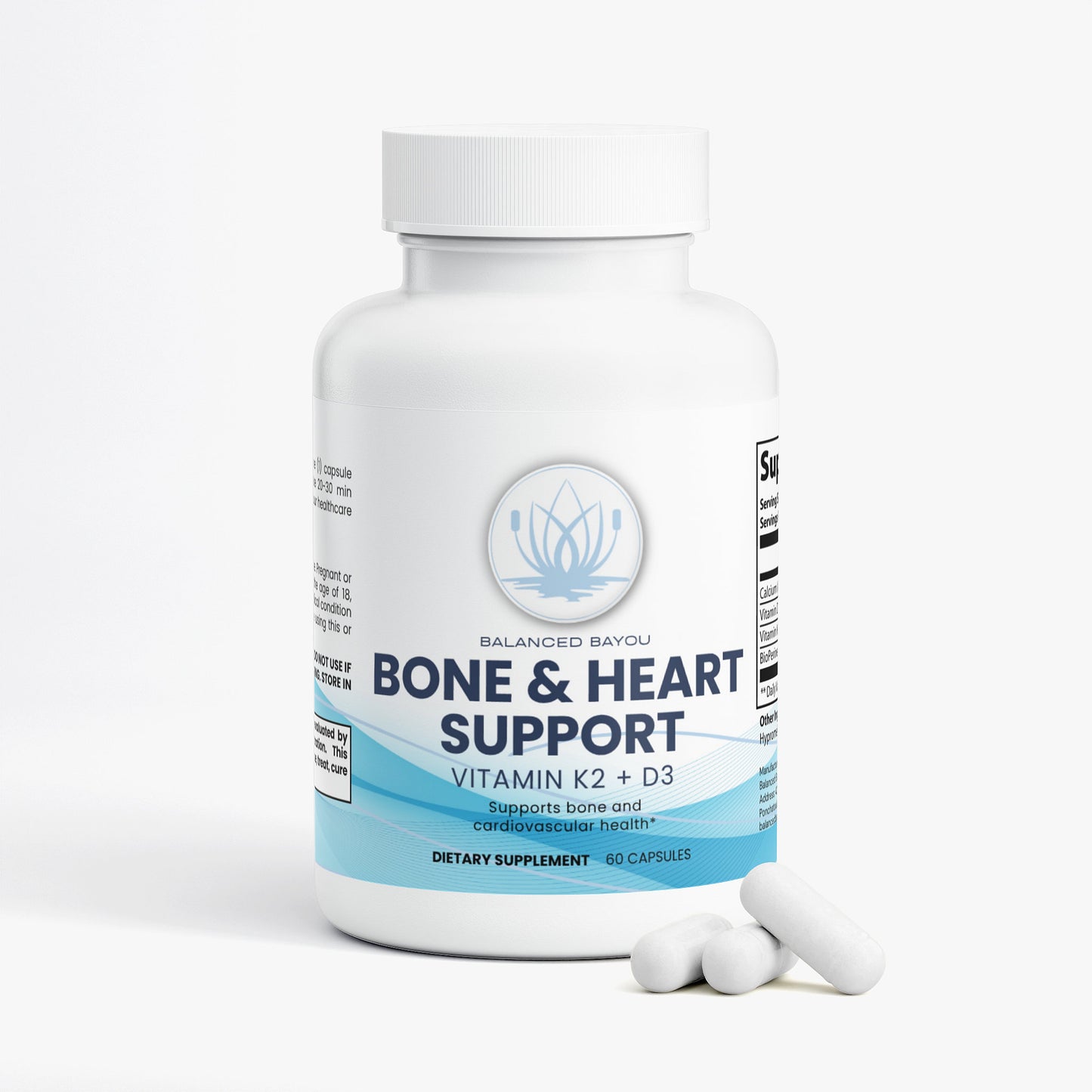Vitamins D3 and K2 - Bone & Heart Support - 3 Month Bundle