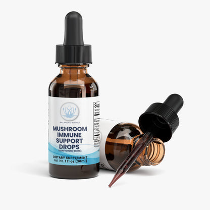 Mushroom Immune Support Drops – Adaptogenic Blend for Daily Wellness | Balanced Bayou