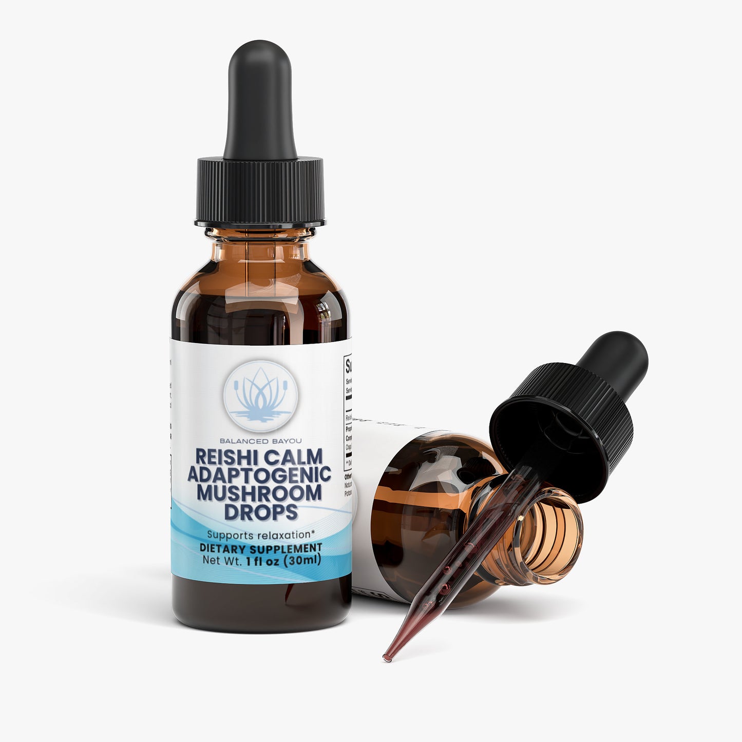 Reishi Calm Adaptogenic Mushroom Drops | Balanced Bayou