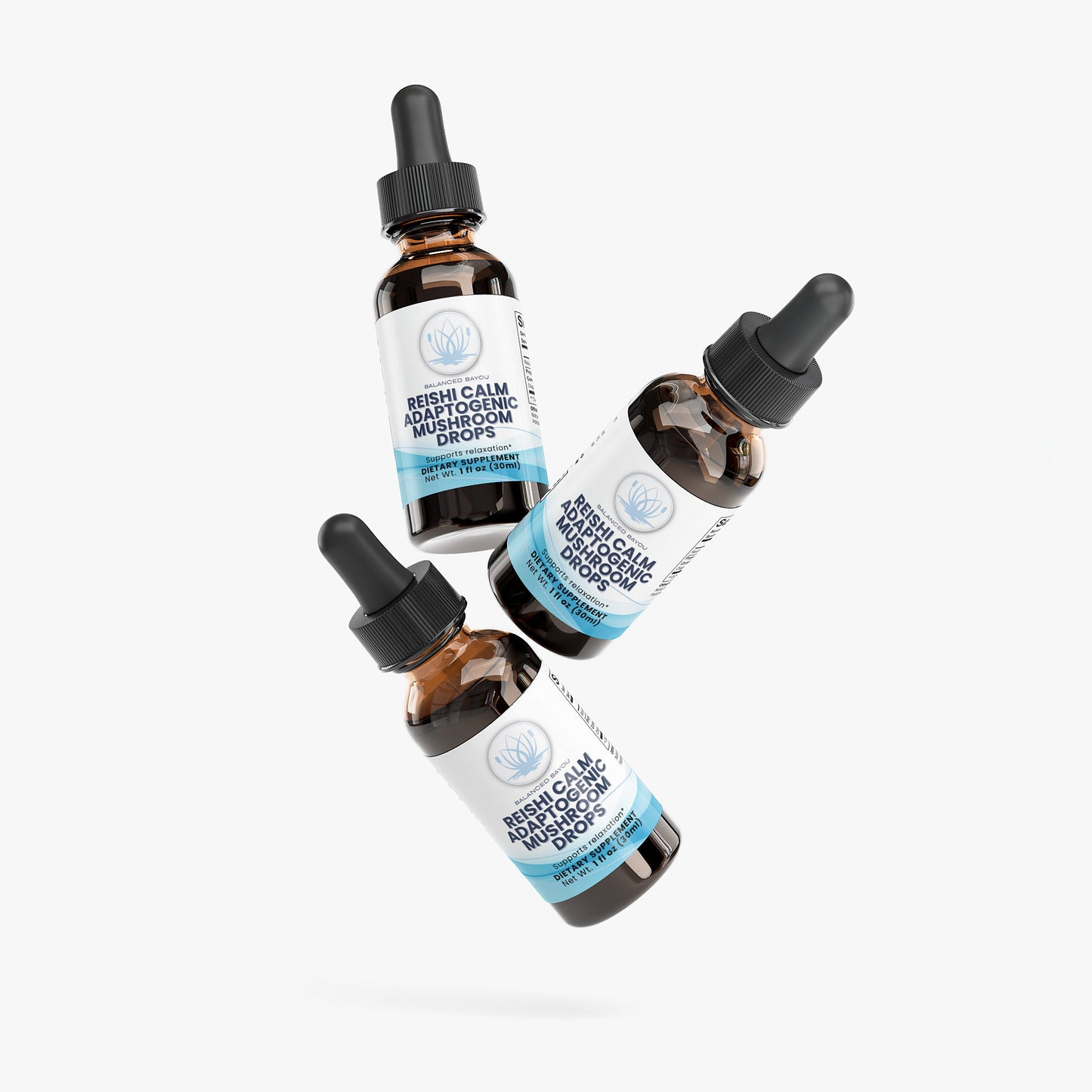 Reishi Calm Adaptogenic Mushroom Drops | Balanced Bayou