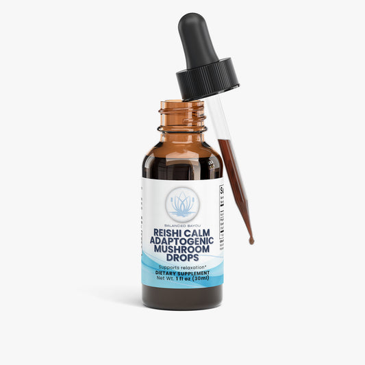 Reishi Calm Adaptogenic Mushroom Drops | Balanced Bayou