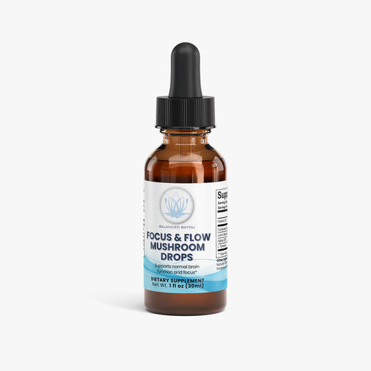 Mushroom Nootropic Drops for Focus & Energy | Focus & Flow | Balanced Bayou