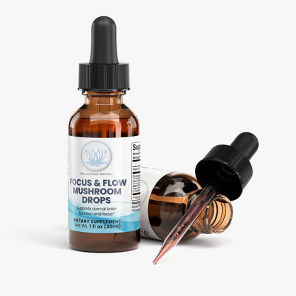 Mushroom Nootropic Drops for Focus & Energy | Focus & Flow | Balanced Bayou