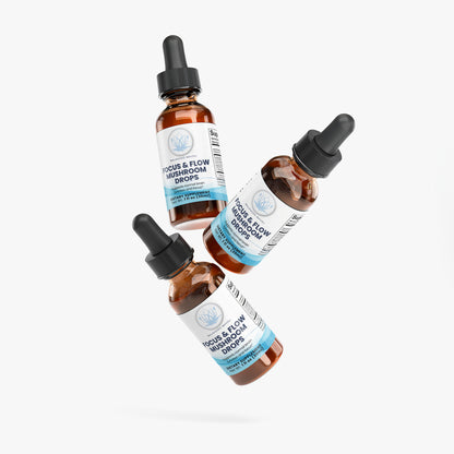 Mushroom Nootropic Drops for Focus & Energy | Focus & Flow | Balanced Bayou