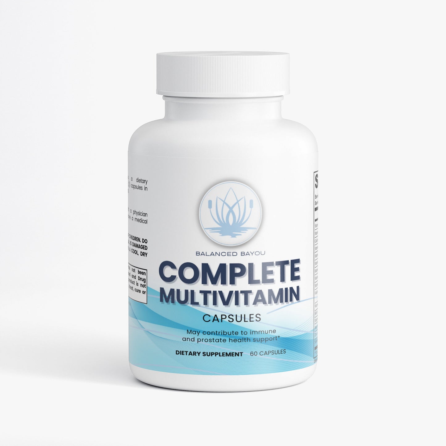 Complete Multivitamin Capsules – Daily Energy, Immune & Antioxidant Support | Balanced Bayou
